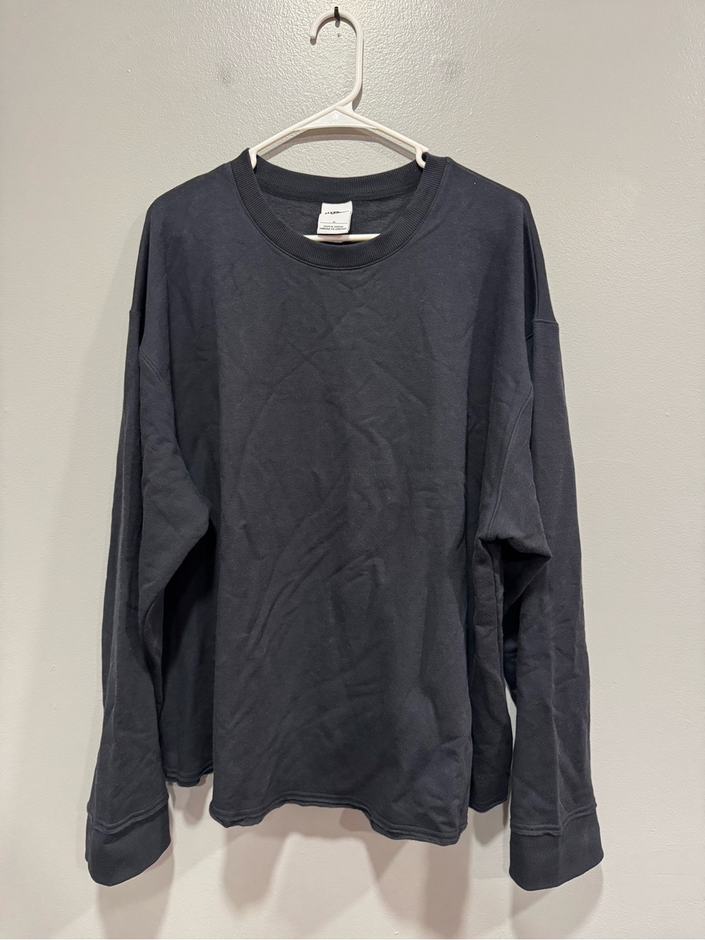 Nike Yoga Women’s Crew Neck Sweater in Black Size 1X
